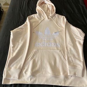 Cream Adidas Hoodie
